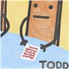 Image 2 : Todd Goldman "Board Meeting" Original Acrylic on Canvas