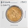 Image 1 : 1907 $10 Liberty Head Eagle Gold Coin