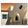 Image 1 : William Schlesinger (1915-2011) "Patio Del Sol" Original Oil on Canvas