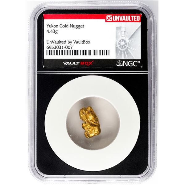 4.43 Gram Yukon Gold Nugget NGC Vaultbox Unvaulted