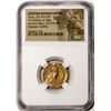 Image 1 : Eastern Roman Empire 474-491 AD Zeno AV Solidus Ancient Gold Coin NGC VF