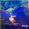 Image 2 : Peter Max "Summer Storm" Original Mixed Media on Paper
