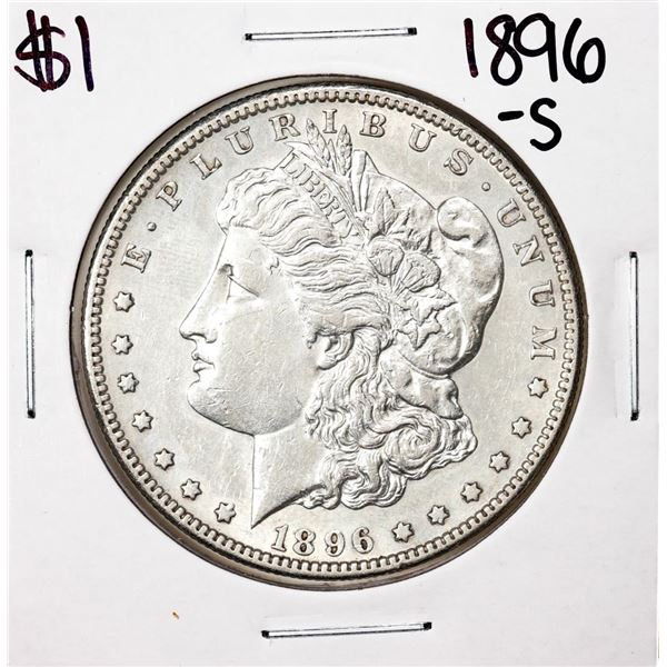 1896-S $1 Morgan Silver Dollar Coin