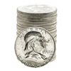 Image 1 : Roll of (20) Brilliant Uncirculated 1963-D Franklin Half Dollar Coins
