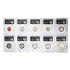 Image 1 : Lot of (10) 2017-S Enhanced Uncirculated Denver Mint Coin Set PCGS SP70 Cleveland Sig