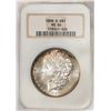 Image 1 : 1888-S $1 Morgan Silver Dollar Coin NGC MS64 Old Fatty Holder Amazing Toning