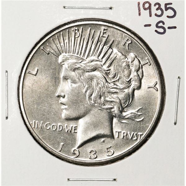 1935-S $1 Peace Silver Dollar Coin