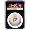 Image 2 : 4.05 Gram California Gold Nugget NGC Vaultbox Unvaulted