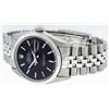 Image 9 : Rolex Mens Stainless Steel Black Index Datejust Wristwatch