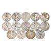 Image 1 : Lot of (14) Mixed Date Walking Liberty Half Dollar Coins