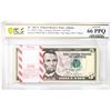 Image 1 : Pack of 2017A $5 Federal Reserve STAR Notes Atlanta Fr.1998-F* PCGS Gem UNC 66PPQ