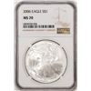 Image 1 : 2006 $1 American Silver Eagle Coin NGC MS70