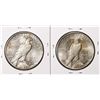 Image 2 : Lot of (2) 1934-1935 $1 Peace Silver Dollar Coins