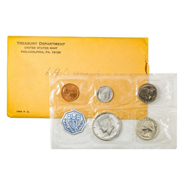 1964 (5) Coin Proof Set in Envelope
