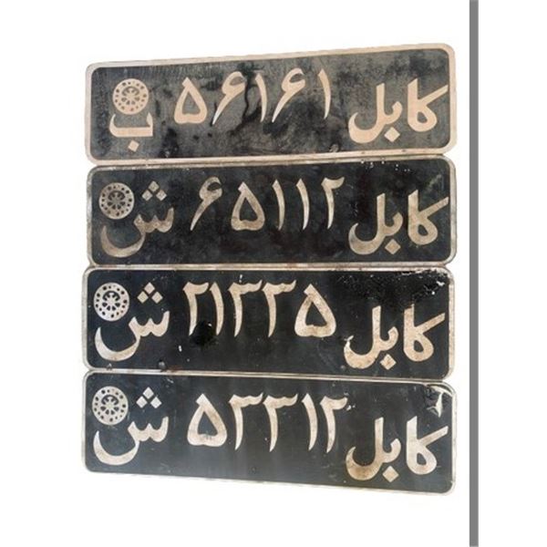 Kite Runner Afghanistan license plates movie props