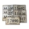 Image 1 : Kite Runner Pakistan License Plates Movie Props