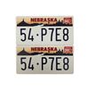 Image 1 : Nebraska License Plates Movie Props