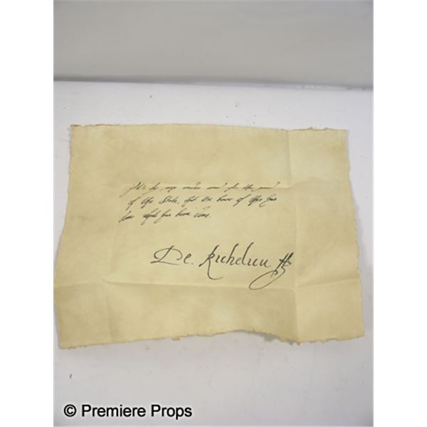 Three Musketeers Cardinal Richelieu (Christoph Waltz) Movie Props