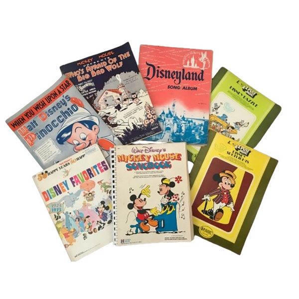 Vintage Disney Sheet Music and Music Books Collection