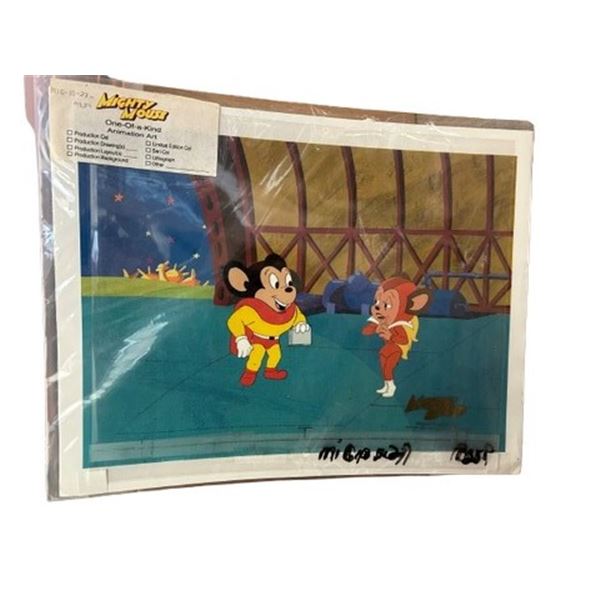Mighty Mouse Animation Cel