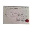 Image 1 : Django Unchained Dr. King Schultz (Christoph Waltz) Legal Document Movie Props