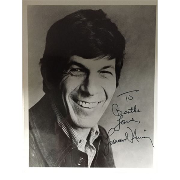 Leonard Nimoy Signed Photo