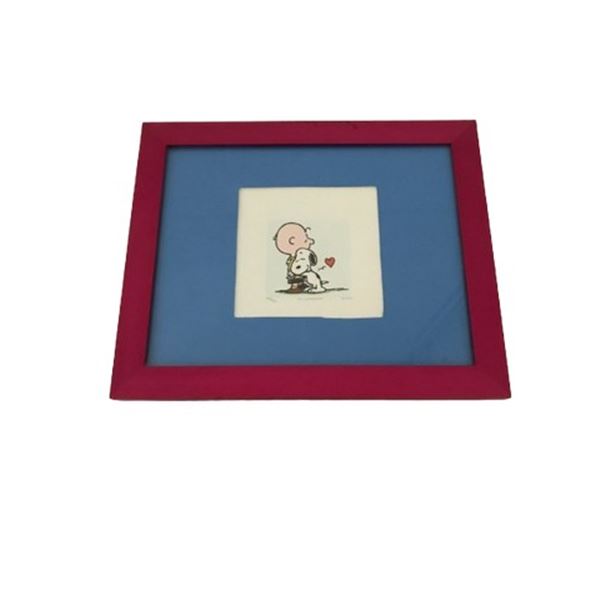 The Peanuts: Charlie Brown and Snoopy LE Etching
