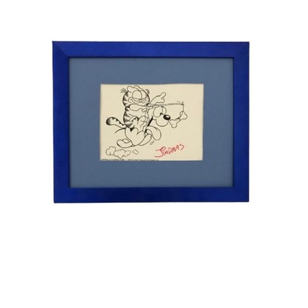 Garfield and Odie print Limited Edition Etching