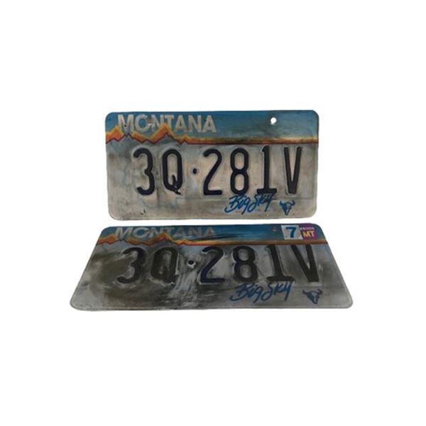 Father Bill Long (Mel Gibson) License Plates Movie Props