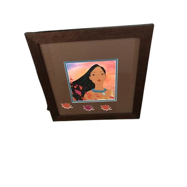 Pocahontas original painted cel in Gouache Annie Hobbs