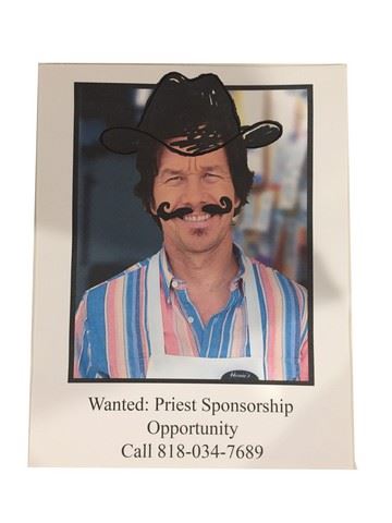 Father Stu Stuart Long (Mark Wahlberg) Supermarket Photo Movie Props