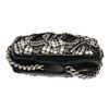 Image 4 : Chanel Black Canvas Leather Twisted Tweed Shoulder Bag