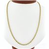 Image 1 : Unisex 14K Yellow Gold 18.5" 2.9mm Polished Solid Rope Link Chain Necklace