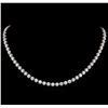 Image 1 : 18KT White Gold 16.50 ctw Diamond Necklace