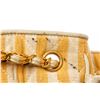 Image 8 : Chanel Yellow Lambskin Leather Matelasse Tote Bag