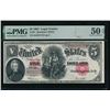 Image 1 : 1907 $5 Legal Tender Note PMG 50EPQ