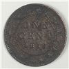 Image 1 : Canadian Large Cent 1858 VG+ IMP