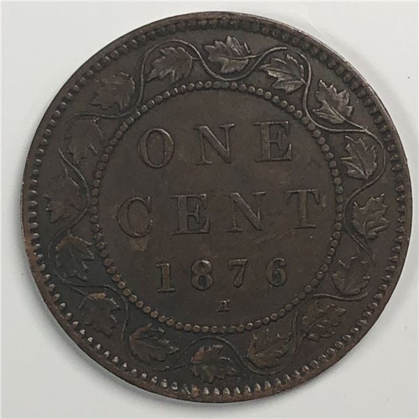 Canadian Large Cent 1876 EF