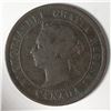 Image 2 : Canadian Large Cent 1884 VG