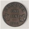 Image 1 : Canadian Small  Cent 1922 VG