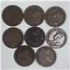 Image 2 : Canadian Small  Cent 1933 X8 Fine to VF+++
