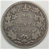Image 1 : 1901 Queen Victoria 25 Cents
