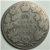 Image 1 : 1909 King Edward VII 50 Cents VG++