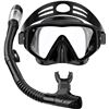 Image 1 : BRAND NEW ADULT SNORKEL SET BLACK