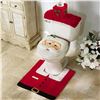 Image 1 : BRAND NEW 3 PIECE SANTA TOILET DECORATION SET
