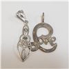 JP1077-154 SILVER LOT OF 2 PENDANT