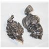 Image 1 : ESTATE FU MAN CHU & SKULL MULTI STONE PENDANT