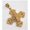 Image 1 : ESTATE XLARGE SKULL CROSS HEAVY PENDANT-ESTATE