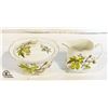 Image 1 : VINTAGE ROYAL STAFFORDSHIRE CREAM & SUGAR MADE IN