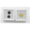 Image 1 : #112-UNHEATED GARNET 2.80CT  & YELLOW OPAL 1.80CT